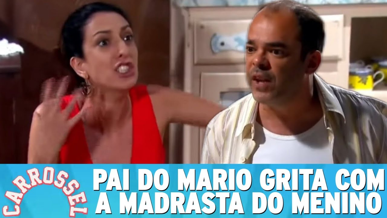 Pai do Mario grita com madrasta do menino | Carrossel - YouTube