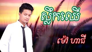 Video thumbnail of "ម៉ៅ ហាជី - ស្លឹកឈើ - Mao Hachi [ cover song ]"