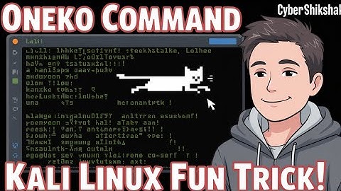 Oneko – Fun & Useful Linux Tool! | Install & Use Oneko in 40 sec🐱 | CyberShikshak