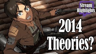 I Found My Old 2014 Attack on Titan Theories!
This is the Entirety of our Second Twitch Stream. Its a nice tour down nostalgia lane back to the perfect time period of 2014 Attack on Titan fandom!
Make sure not to miss the next stream: https://www.twitch.tv/kyle_entertainment
Support Links:
Patreon: https://www.patreon.com/kyleentertainment
Streamlabs: https://streamlabs.com/kyleentertainment
Twitter: https://twitter.com/nationofenter
Like, Comment and Subscribe! I Found My Old 2014 Attack on Titan Theories!