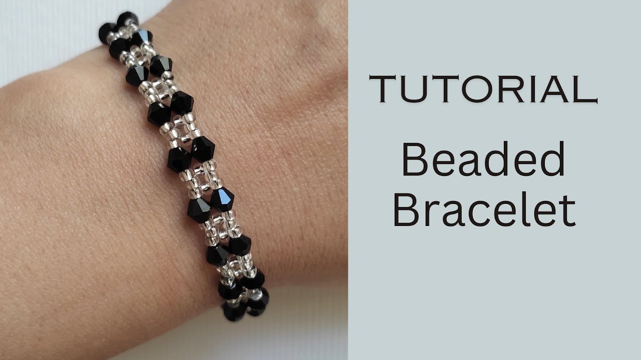 Beginner friendly seed bead bracelet, How to make bead bracelet
