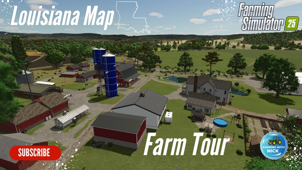 I Created a Custom Cattle Farm from Scratch on Louisiana Map - YouTube