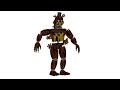 iPad Pro, How to draw nightmare Freddy, FNAF 4 Full body