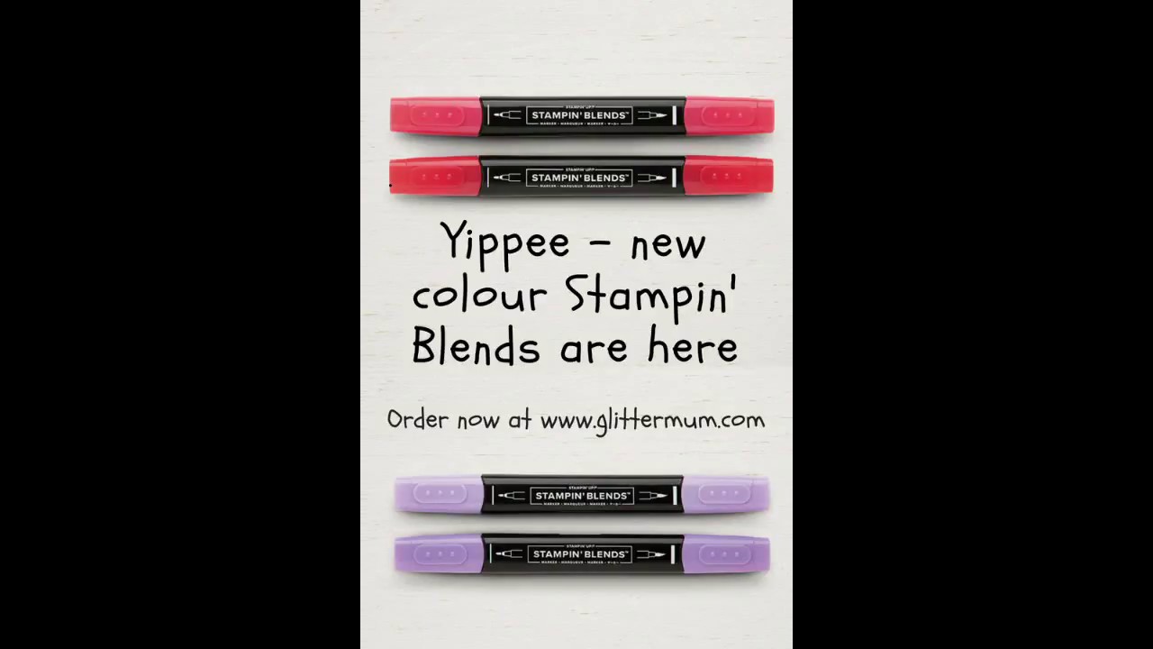 Stampin' Up! Stampin' Blends now available in new colors. - YouTube