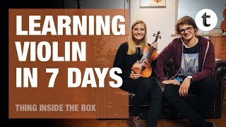 Learning Violin in 7 Days | Thing inside the box | Nicole Milik | Thomann chords