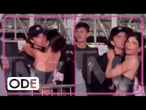 Kylie Jenner and Timothée Chalemet KISS at Beyonce Concert