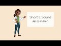 Short E Word Families for Kindergarten | CVC Words -en | Phonics Lesson
