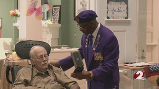 93-year-old Miamisburg Veteran receives purple heart
