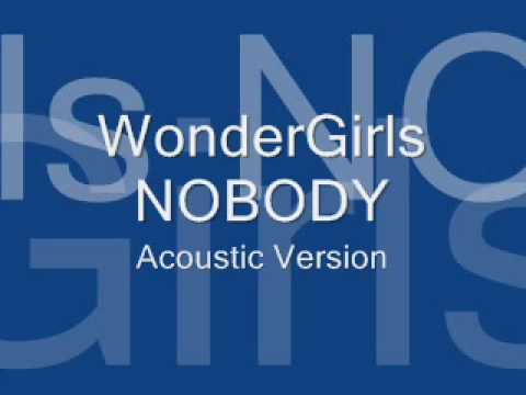 xGeN Wonder Girls - Nobody - Acoustic Version