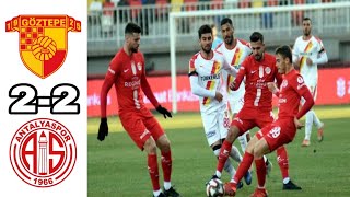 Göztepe 2-2 Antalyaspor Maç Özeti
