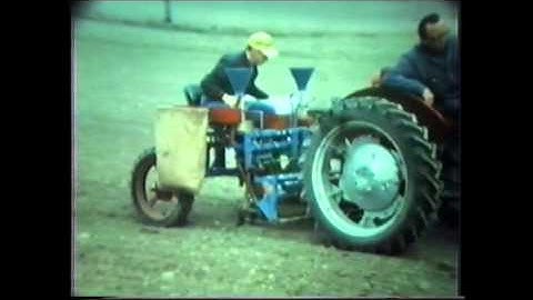 Øyjord Tractor Mounter Plot Seeder