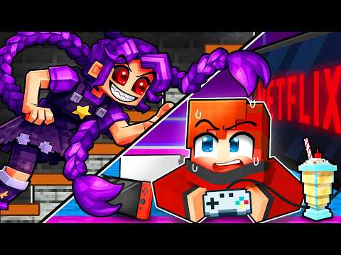 J'ai construit une PIÈCE SECRÈTE pour survivre dans la BASE de LILY LOVE BRAIDS sur Minecraft !