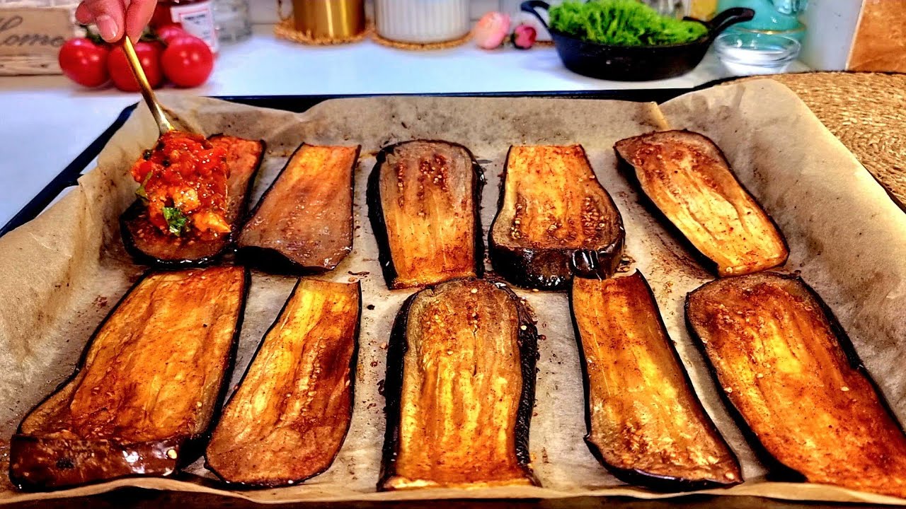 Knusprige Auberginen in wenigen Minuten! Verrückte Aubergine, die beste ...