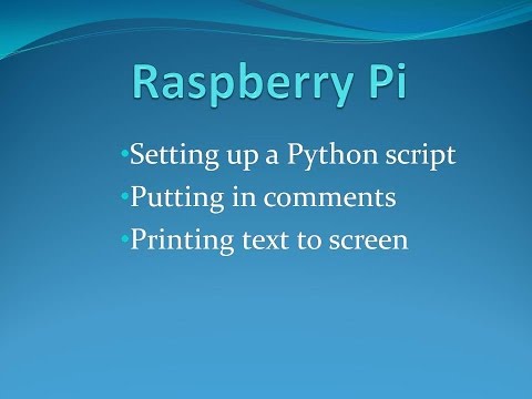 6. Raspberry Pi-Printing Hello World on screen