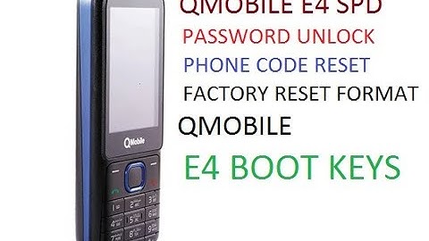 Qmobile E4 spd password unlock || Qmobile E4 spd code reset ||  Qmobile E4 spd boot keys