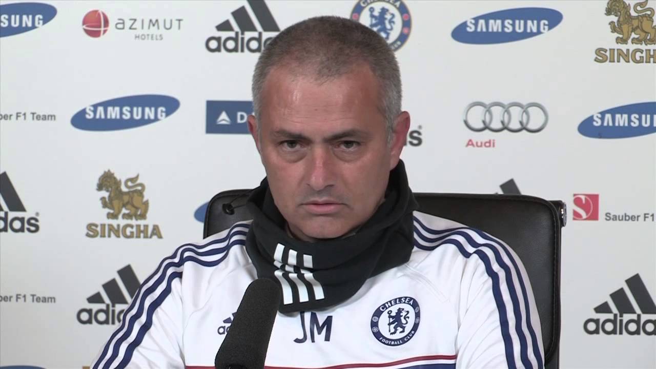 Jose Mourinho says "Giant clubs" don't talk about tunnel bust-ups - YouTube