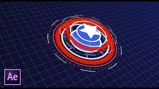 Captain America Inspired HUD Animation in Adobe After Effects