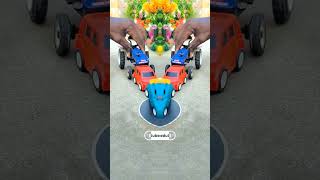jcb pushing black orange blue and red car in pit #jcbtoy #jcbjcb #jcbvideo #viral