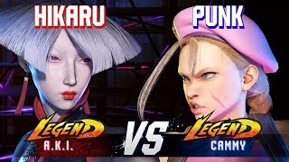 SF6 ▰ HIKARU (A.K.I.) vs PUNK (Cammy) ▰ High Level Gameplay