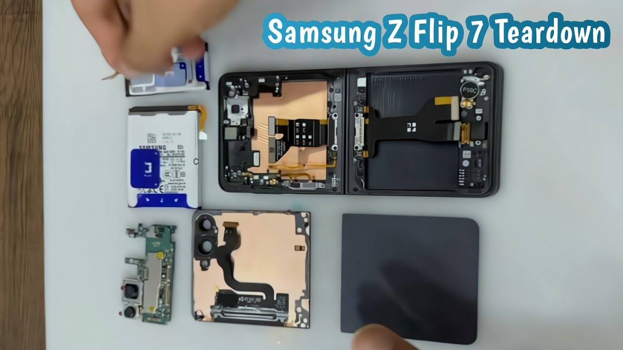 Samsung Galaxy Z Flip 7 Teardown Disassembly Phone Repair!!