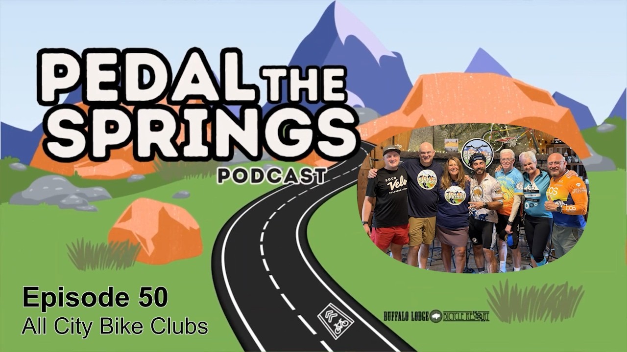 Pedal The Springs Podcast Ep 50 LIVE Audience Local Cycling Clubs & How to Find Your Tribe