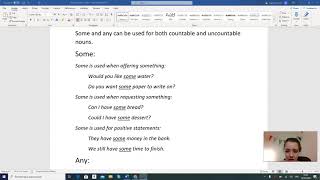 Some & Any- ESL Beginner/Intermediate