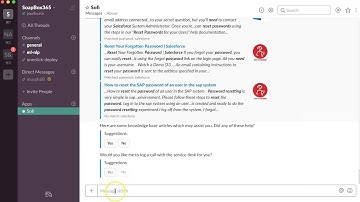 Slack Integration for Sofi Virtual Agent for ServiceNow and Confluence