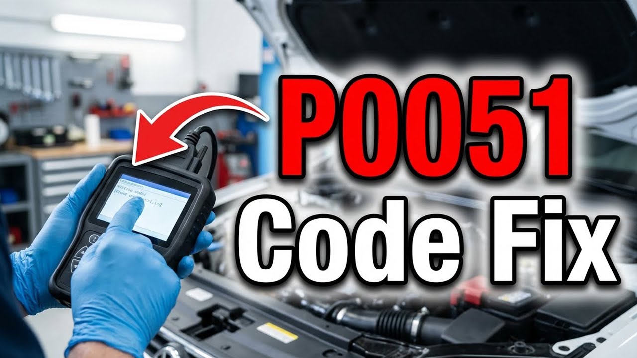How To Fix P0051 Code | Oxygen Sensor Heater Control Circuit Low Bank 2 ...