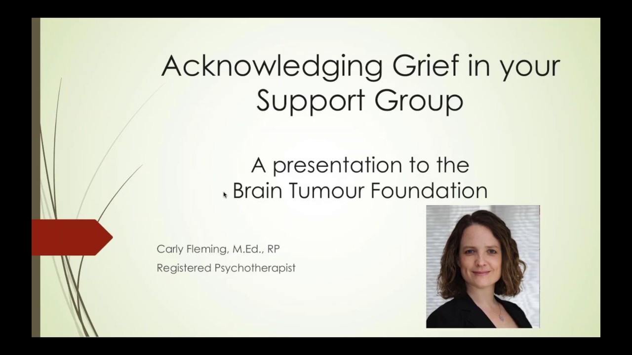 Acknowledging Grief in your Support Group