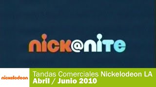 Tandas Comerciales Nickelodeon Latinoamérica - Abril Junio 2010