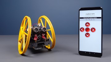 Two Wheel Robot controlled via WiFi - ESP8266 NodeMCU and 28BYJ-48 Stepper Motor