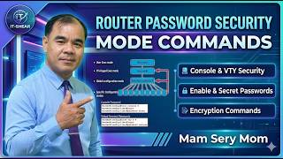 How to Configure Router Password Security | Cisco Router Mode Commands