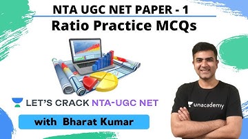 Ratio Practice MCQs | Basic Maths | NTA UGC NET Paper 1 | Kumar Bharat