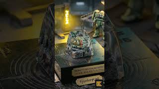 Zaku II ArtifactKeycap – Handmade Resin Mecha Keycap by Junkeycap  #artisankeycap #customkeycap