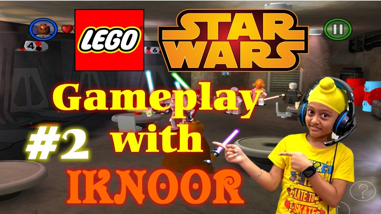 LEGO Star Wars Gameplay with Iknoor l Ipad l Youngest Gamer India l Toy Review l Iknoor World Part 2