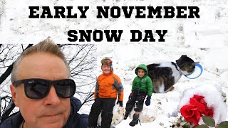 DEDDY MIKE'S EARLY NOVEMBER SNOW DAY & BEBANG MILKBANG MUKBANG