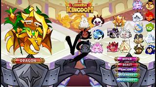 Ananas Dragon Cookie VS All Legendary+ Cookies screenshot 5