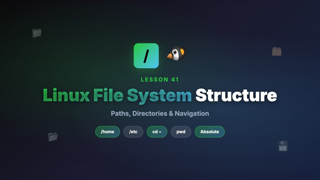 Understanding the Linux File System | Directory Structure, Paths & Navigation