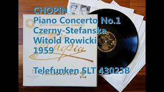 [LP] Chopin PC1 - Czerny-Stefanska 1959 - Telefunken