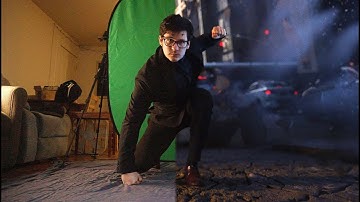 Iron Man Style Superhero Landing (Blender + Nuke VFX Breakdown)