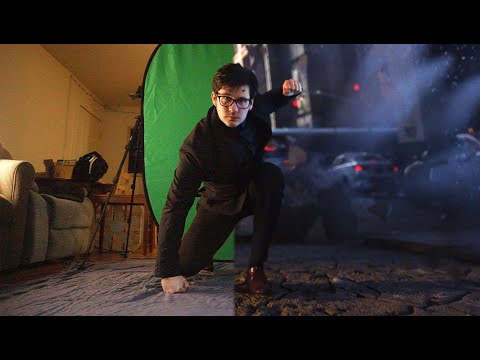 Iron Man Style Superhero Landing (Blender + Nuke VFX Breakdown)