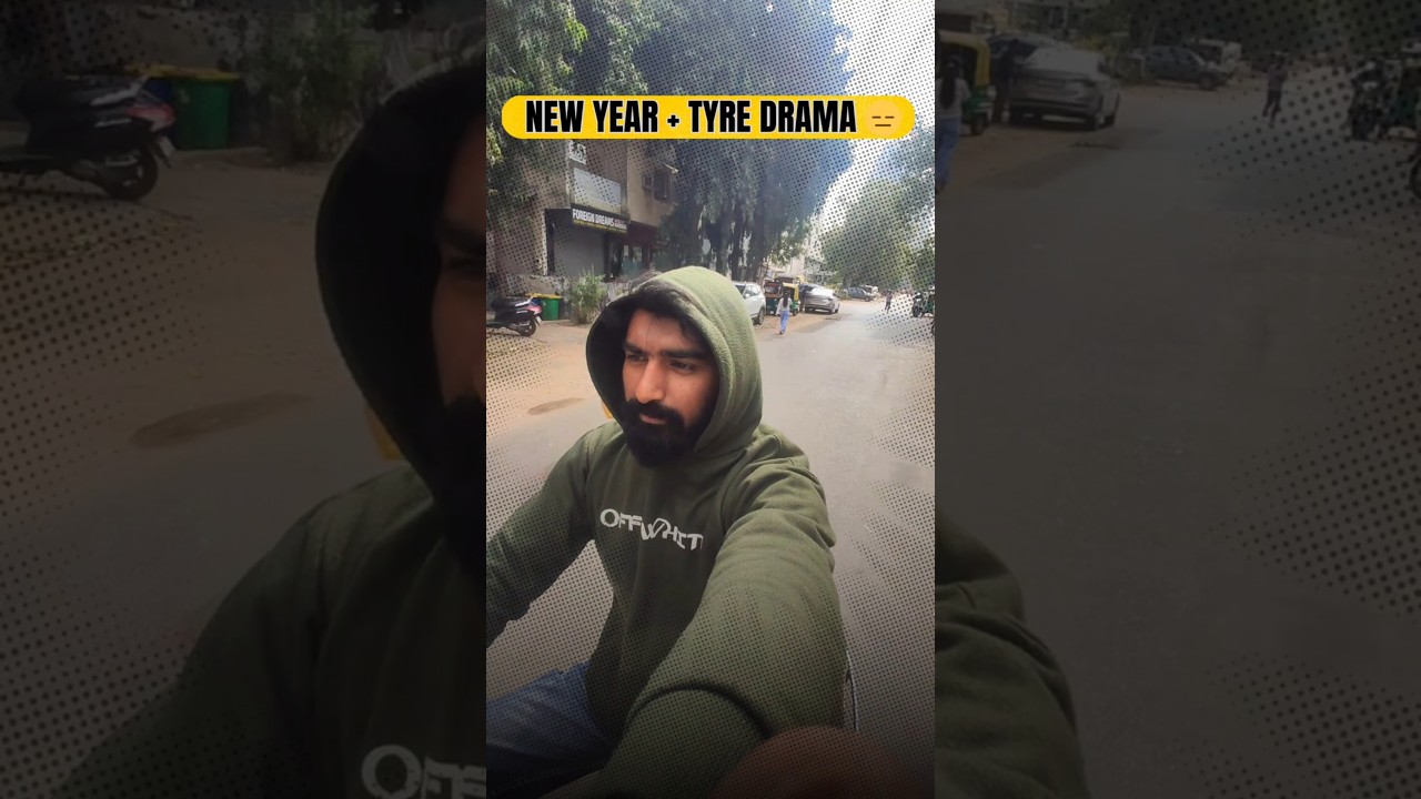 New Year Ka First Din | Office Late + Bike Tyre Drama 😑 | Daily Vlog 