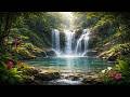 🌿 Tropical Waterfall Oasis | Pure Nature Sounds &amp; Inner Peace | 2 Hours Deep Healing Ambience 🌊