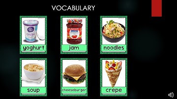 YEAR 3 MODULE 6. FOOD, PLEASE! STREET FOOD