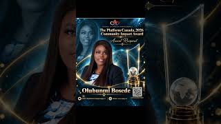 Olubunmi Bosede - Community Impact Award Recipient