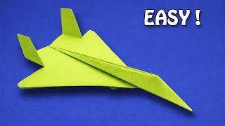 紙飛行機のチュートリアル: 本当によく飛ぶ SU-57 紙ジェット機の