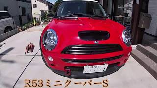 R53前期　ミニクーパー　ワンステップマフラー交換