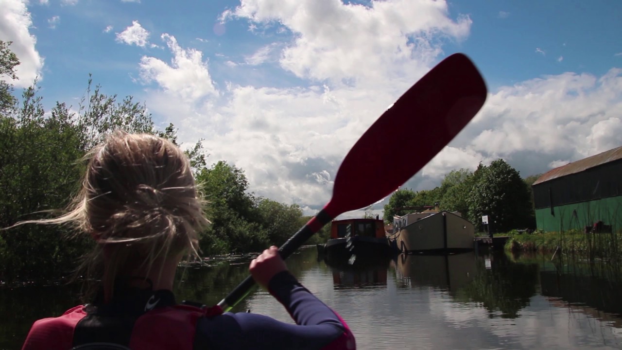 Kayaking in Dublin and Kildare at the Royal Canal with Kayaking.ie