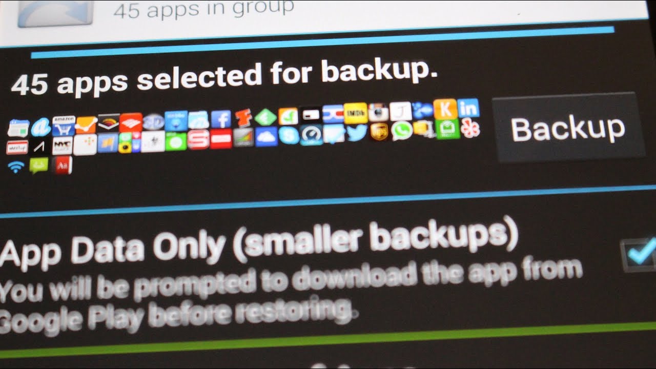 backup and sync settings backup and sync settings