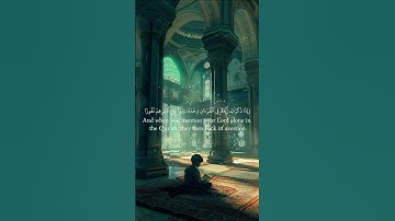 سوره الإسراء آية 45 - 47 #ياسر_الدوسري